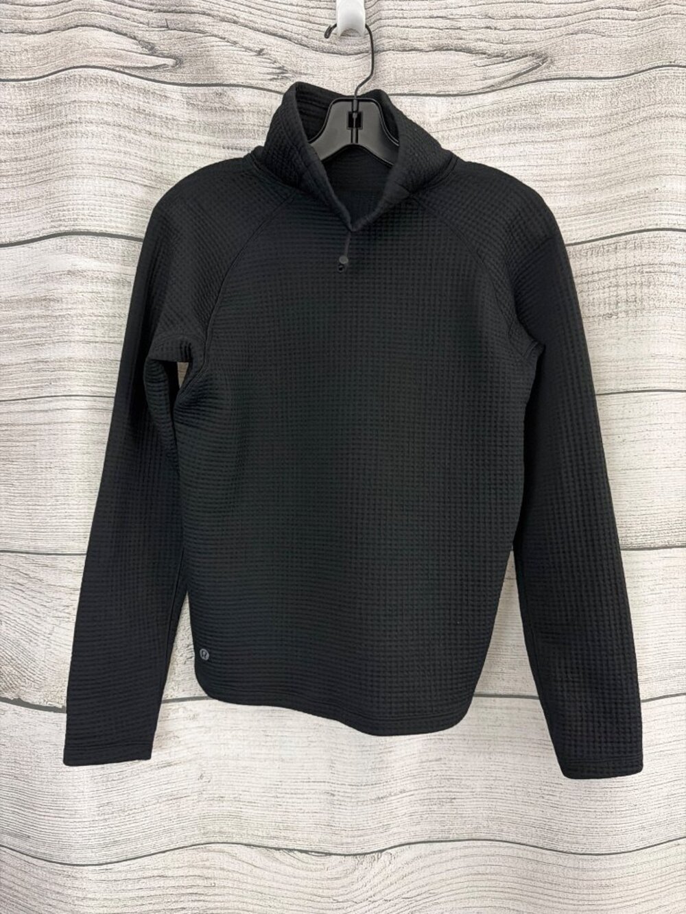 Lululemon Waffle-Knit Funnel-Neck Long-Sleeve Shirt Size 2